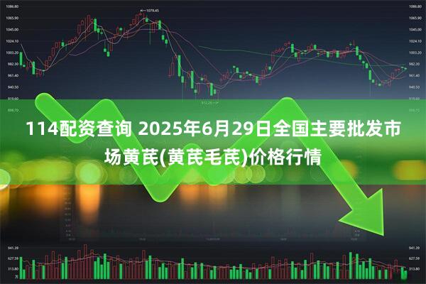114配资查询 2025年6月29日全国主要批发市场黄芪(黄芪毛芪)价格行情